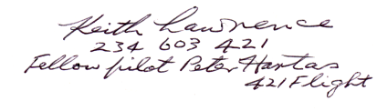 Autograph of Keith Lawrence
